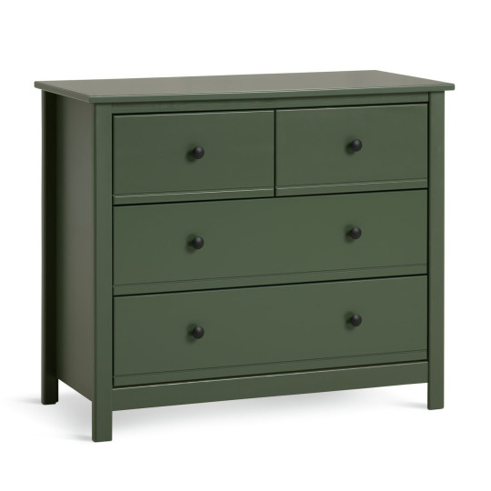 Brooklyn 4 Drawer Chest - Green | Kids or adults bedroom dresser