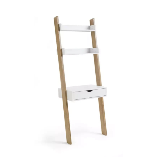 Ladder Office Desk - White ( B Grade )