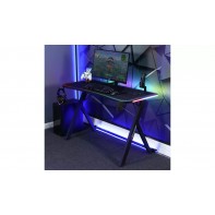 X Rocker Lumio Office Gaming Desk - Black