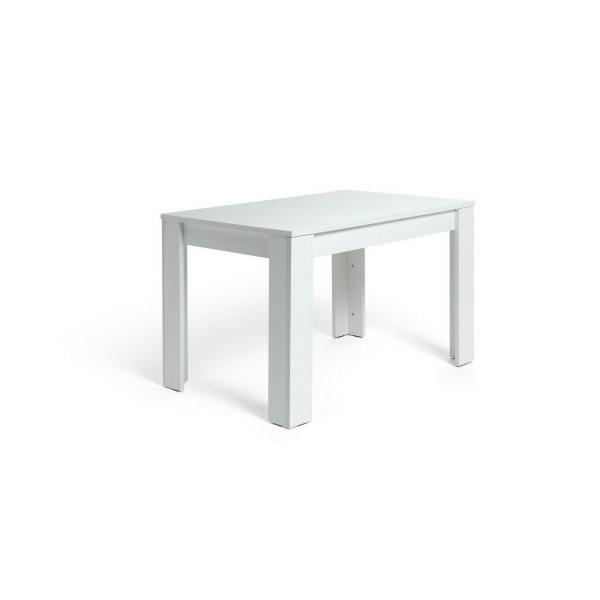 Habitat Miami Gloss Extending 4 - 6 Seater Table - White