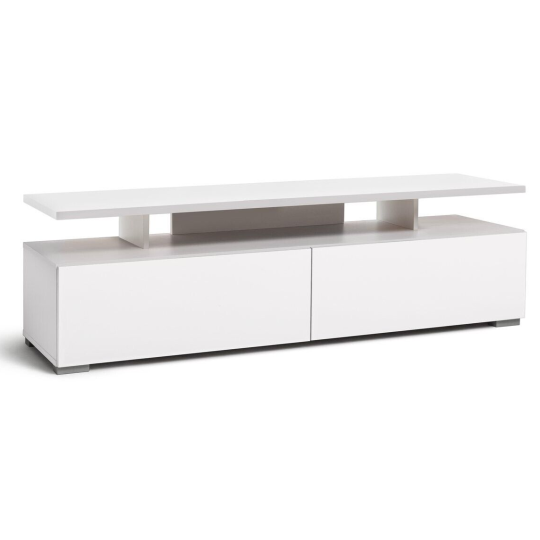 Habitat Floating Top TV Unit - White | Modern Stylish TV Stand Storage Living