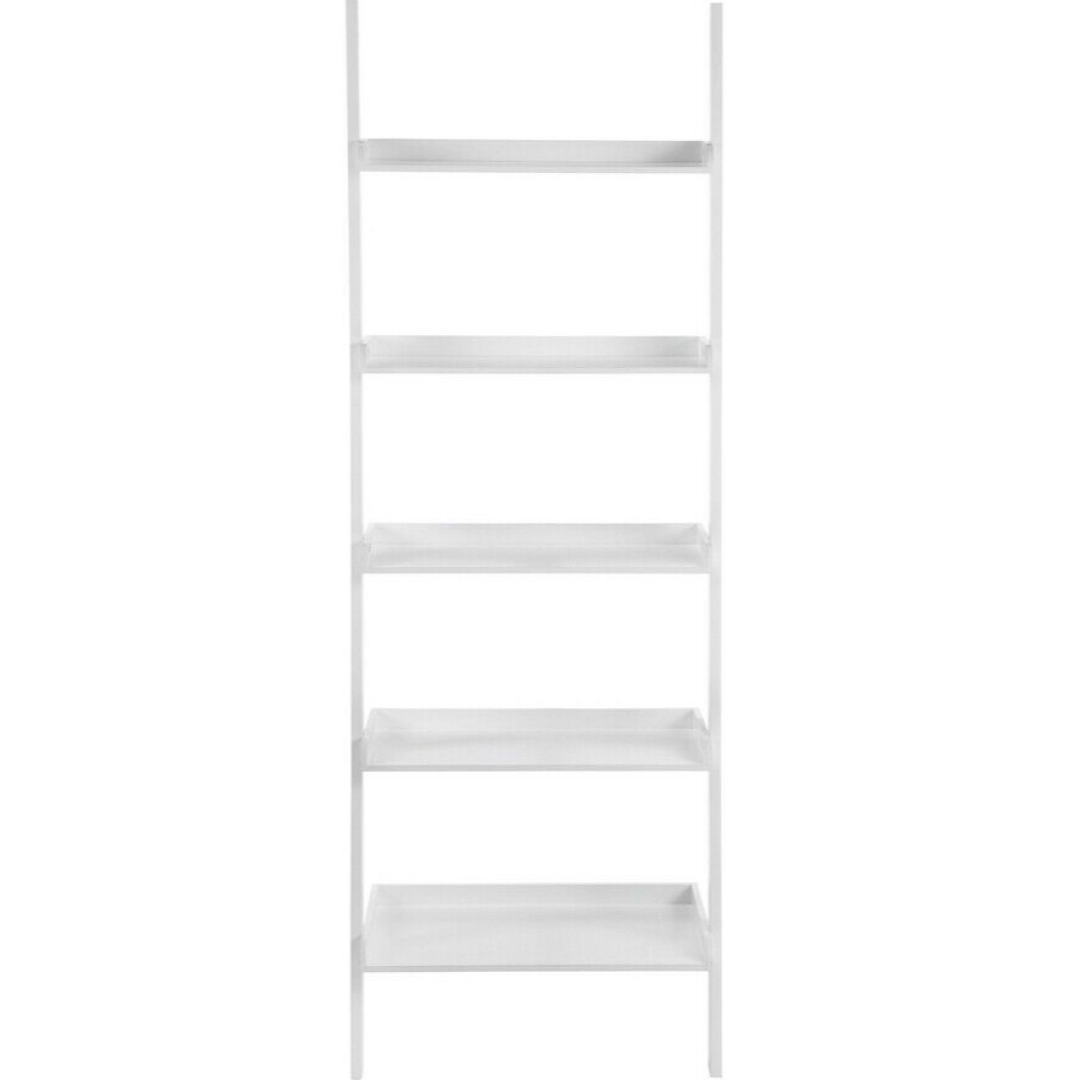 Jessie Ladder Shelf - White | Wall-Mounted Storage Living Room or