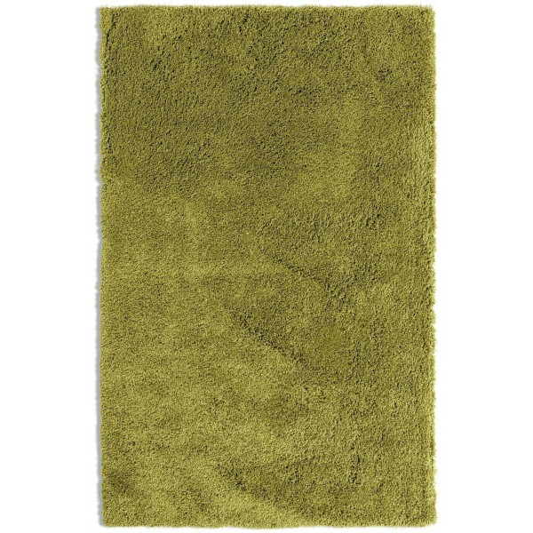 Noodle Shaggy Plain Rug - Olive - 120x170cm