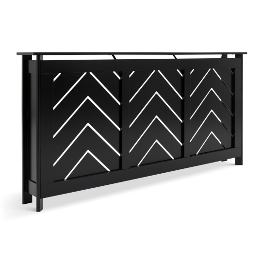 Chevron Large Radiator Cover - Black ( B GRADE 33264 )