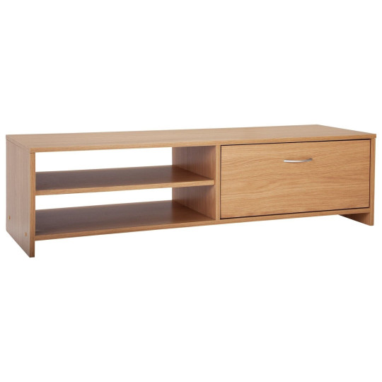 Squares 1 Drawer TV Unit - Oak Effect