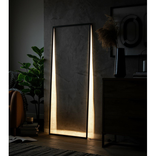 Habitat Scarcus Frame LED Floor lamp - Black | Adjustable Standing Light Living