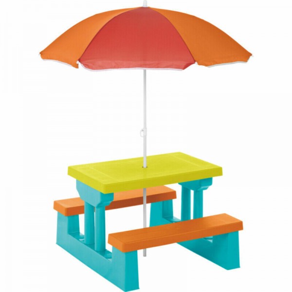 Kids Garden Table and Bench Set