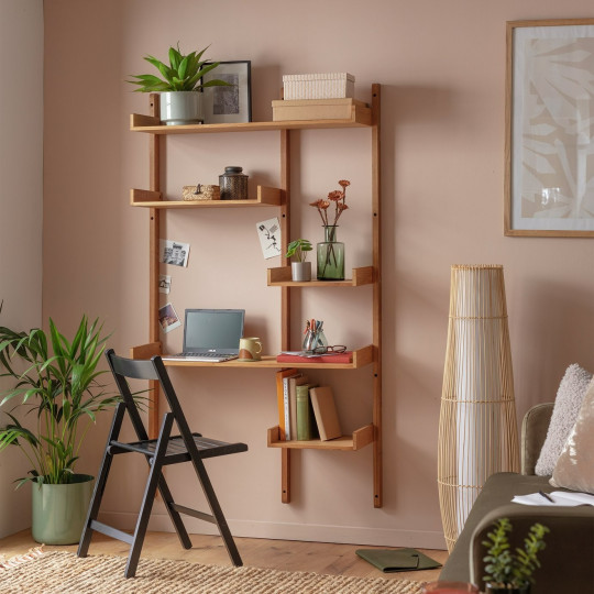 Jessie Modular Wall Shelf - Natural | Wall Storage Shelf