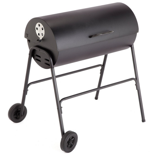 Drum Charcoal BBQ With Cover & Utensils ( B Grade 21535 )