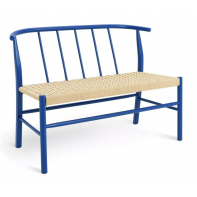 60 Scottie Oak Bench - Blue