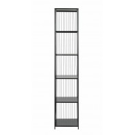 4 Alfie Wire Tall Shelving Unit - Black