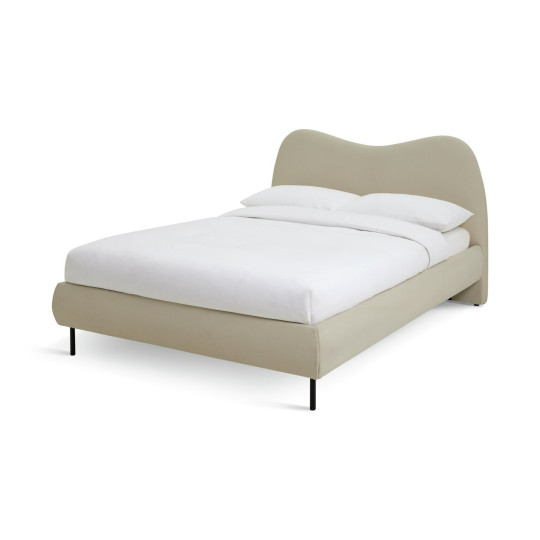 Orton Double Fabric Bed Frame - Natural | Warm Neutral Aesthetic