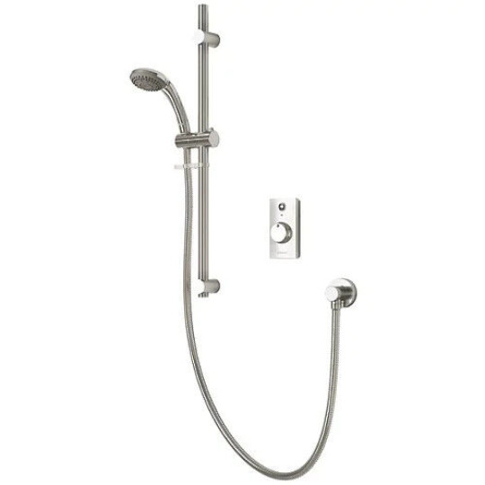 Aqualisa Visage HP/Combi Rear-Fed Single Outlet Chrome Thermostatic Digital Show