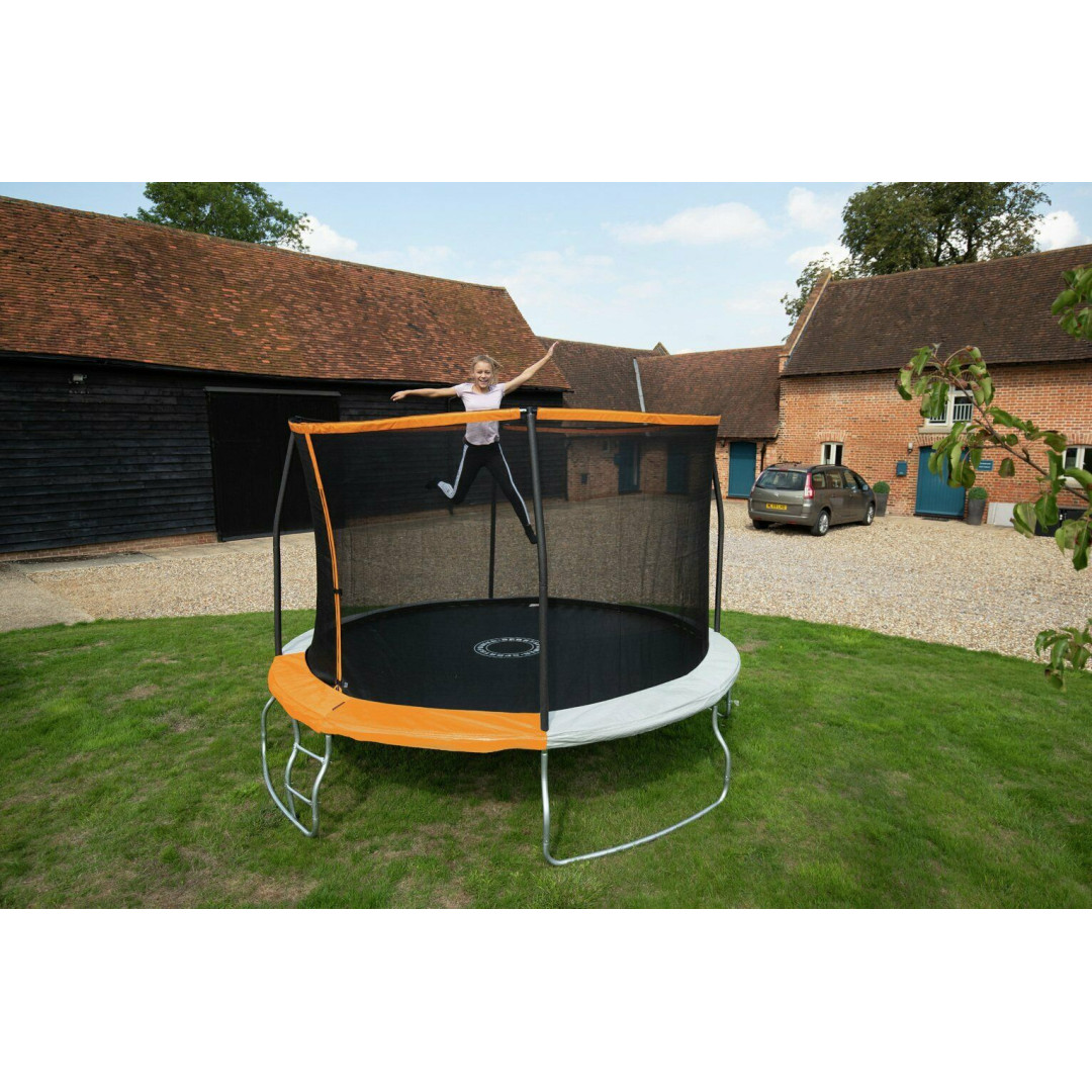 Sportspower 12ft Outdoor Kids Trampoline with Enclosure