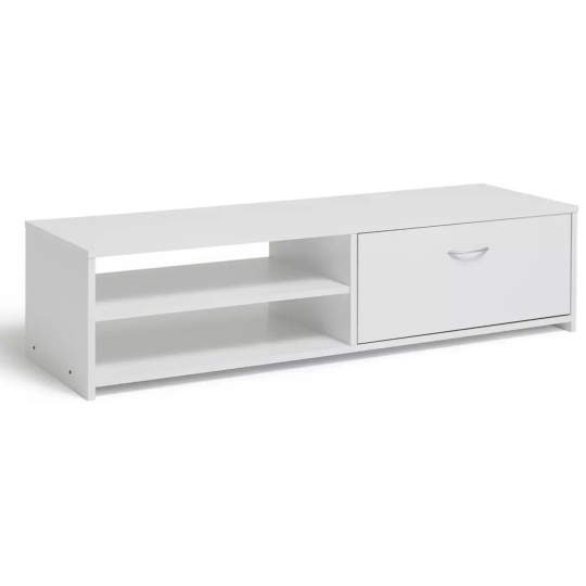 Habitat Squares 1 Drawer TV Unit - White