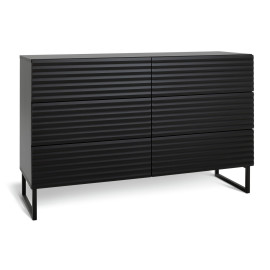Cairo 6 Drawer Chest - Black | Stylish Modern Accent Cairo 6 Drawer Chest - Black | Stylish Modern Accent