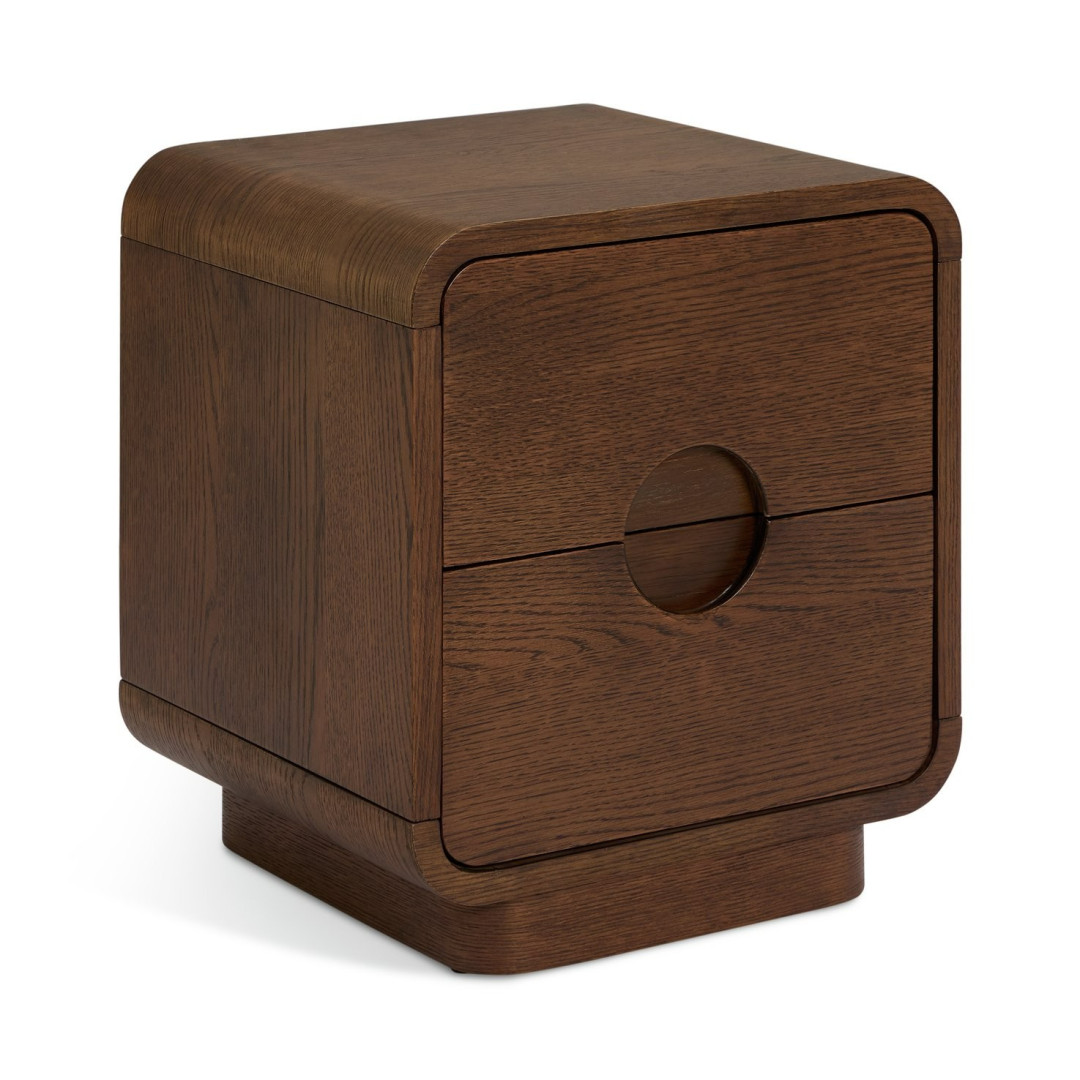 Adeje 2 Drawer Bedside Table - Walnut | Nightstand for bedroom Adeje 2 Drawer Bedside Table - Walnut | Nightstand for bedroom