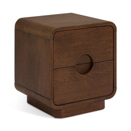 Adeje 2 Drawer Bedside Table - Walnut | Nightstand for bedroom Adeje 2 Drawer Bedside Table - Walnut | Nightstand for bedroom