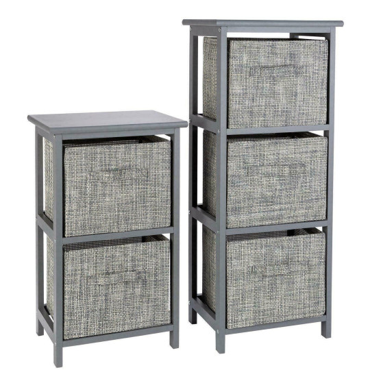 2 and 3 Drawer Bathroom Units - Grey