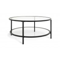 Boutique Round Coffee Table - Black