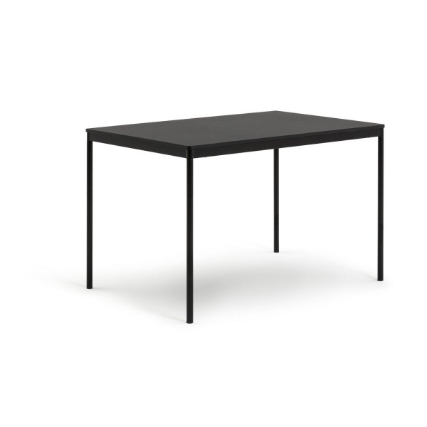 Stella Metal 6 Seater Dining Table - Black