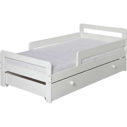 Habitat Ellis White Toddler Bed Frame with Storage