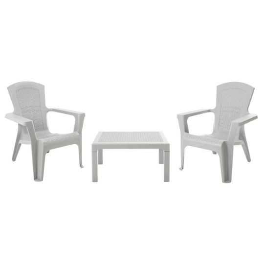 Baltimore 2 Seater Plastic Garden Bistro Set