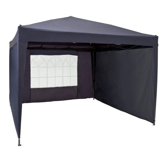 3x3 Pop Up Gazebo With Sides Garden Waterproof Canopy Party Tent For Events