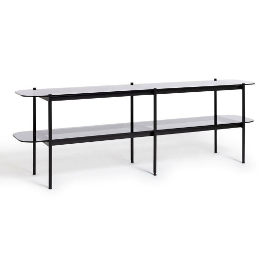 Neo 2 Shelf Large TV Unit - Black