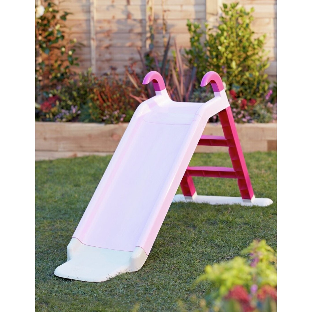 Pink garden shop slides