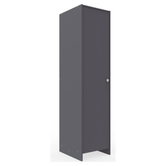 Seville 1 Door Wardrobe - Anthracite ( B Grade )