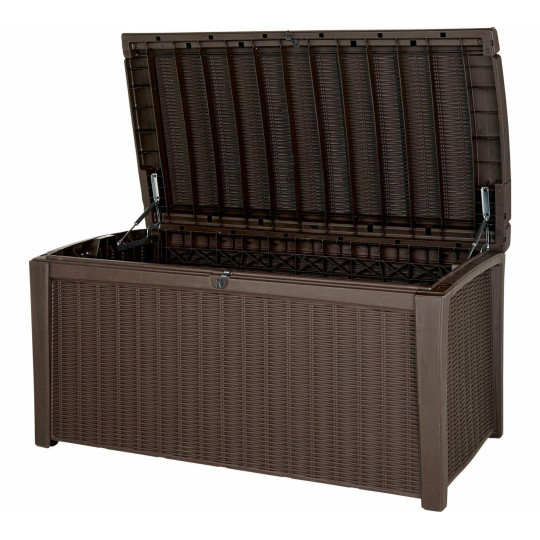 Keter Borneo 416L Outdoor Garden Storage Box - Brown