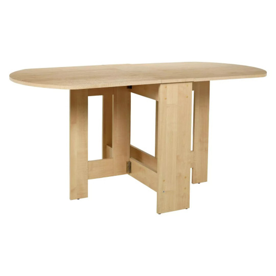 Home Folding 4-6 Seater Table Light Oak Effect | Dining Furniture for Kitchen