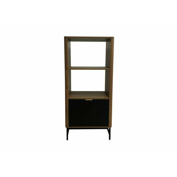Koble Scandi 1 Drawer 2 Shelf Smart Bookcase - Walnut