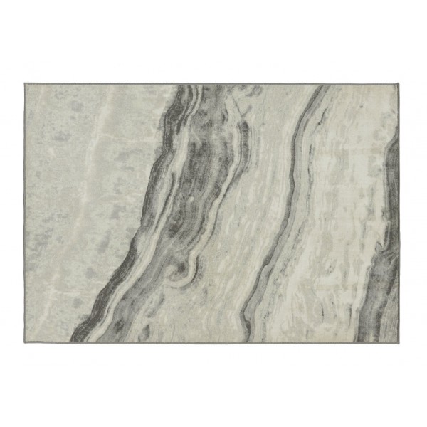 Glam Marble Cut Pile Rug - Grey - 120x170cm      (56)