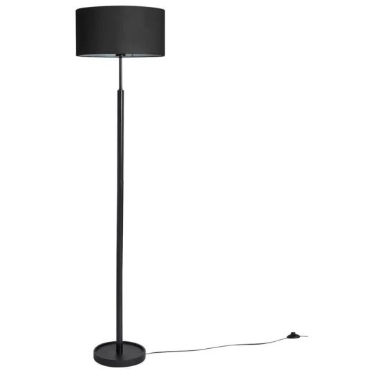 Home Gloss Stick Floor Lamp Black | Modern Tall Standing Light for Living Room