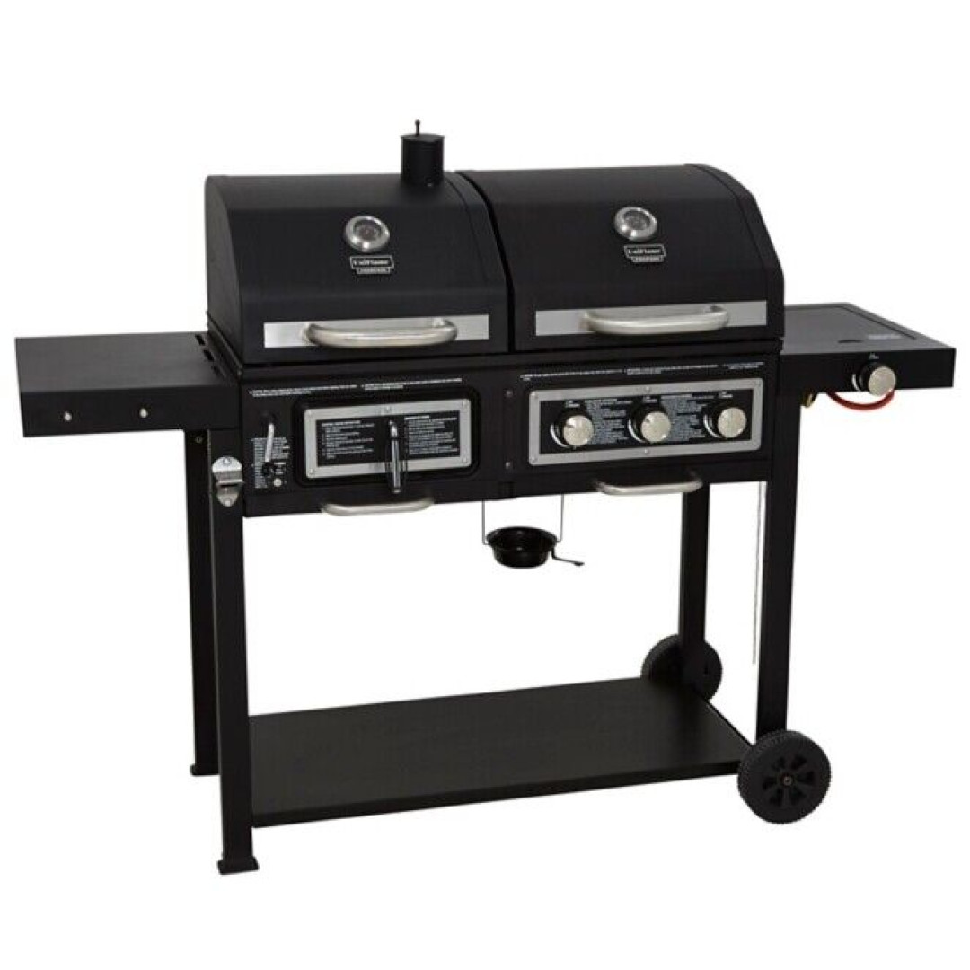 Uniflame Classic Gas and Charcoal Combination Grill