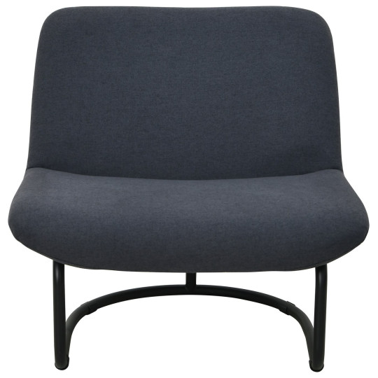 Oskar Fabric Accent Chair - Grey | Modern accent chair