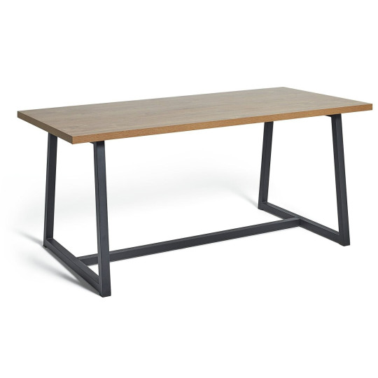 Habitat Nomad 6 Seater Dining Table - Oak Effect