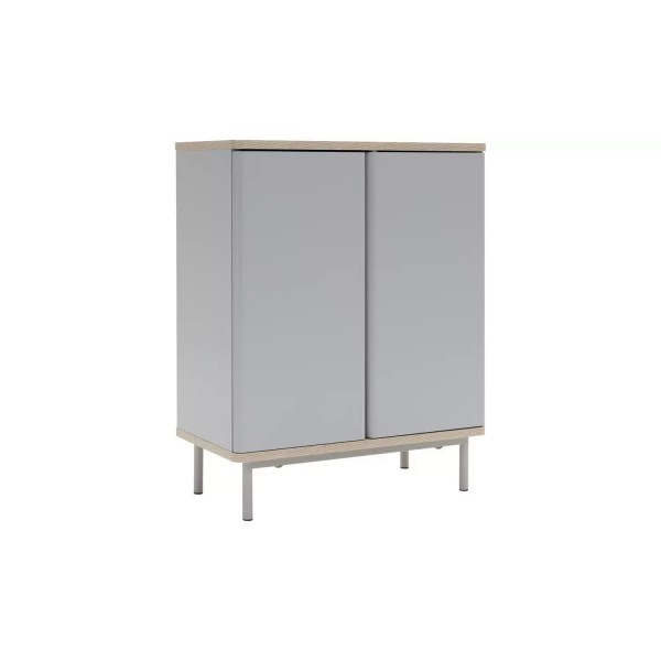 Freja 2 Door Cabinet - Grey
