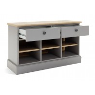 Winchester Shoe Storage Bench - Grey