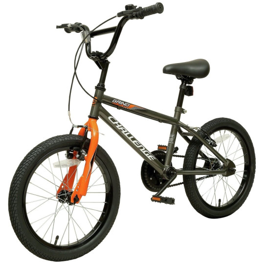 Challenge 18 inch Wheel Size Unisex BMX Bike - Grey ( B Grade 23657 )