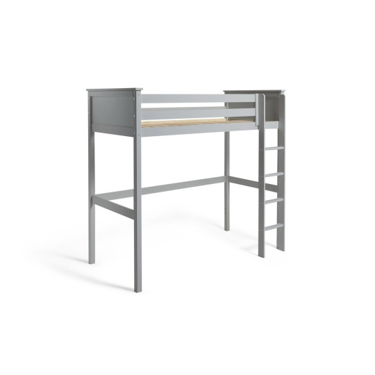 Brooklyn High Sleeper Bed Frame - Grey | Space Saving Design