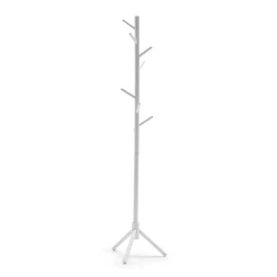 Coat Tree Stand - white