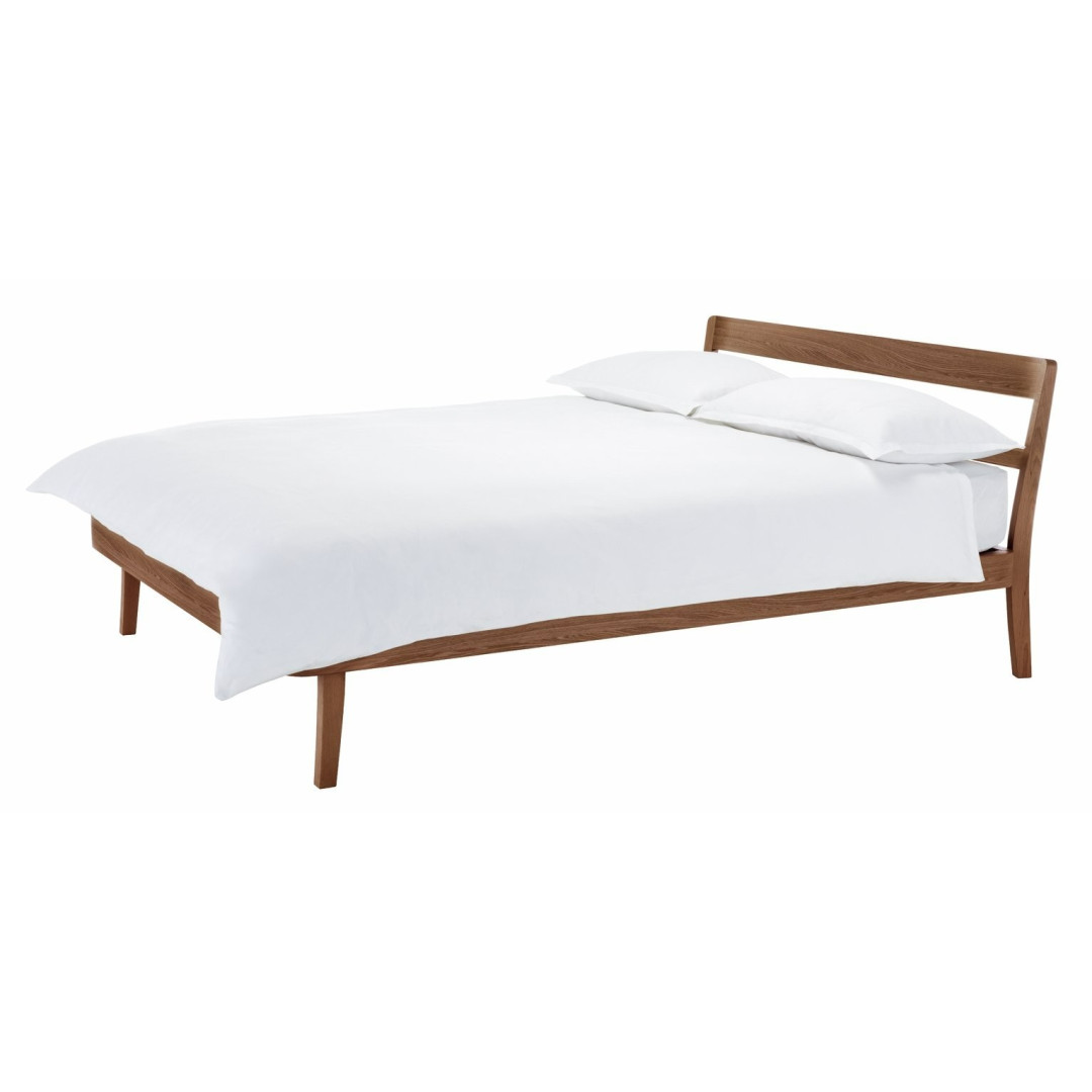 Tatsuma Kingsize Wooden Bed Frame - Walnut | Elegant Home Atmospher Tatsuma Kingsize Wooden Bed Frame - Walnut | Elegant Home Atmospher