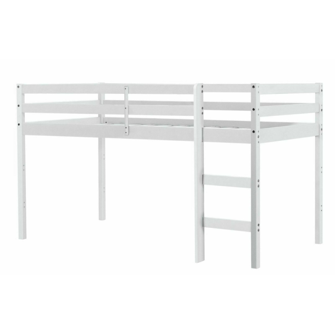 Home Kaycie Mid Sleeper Shorty Bed Frame - White