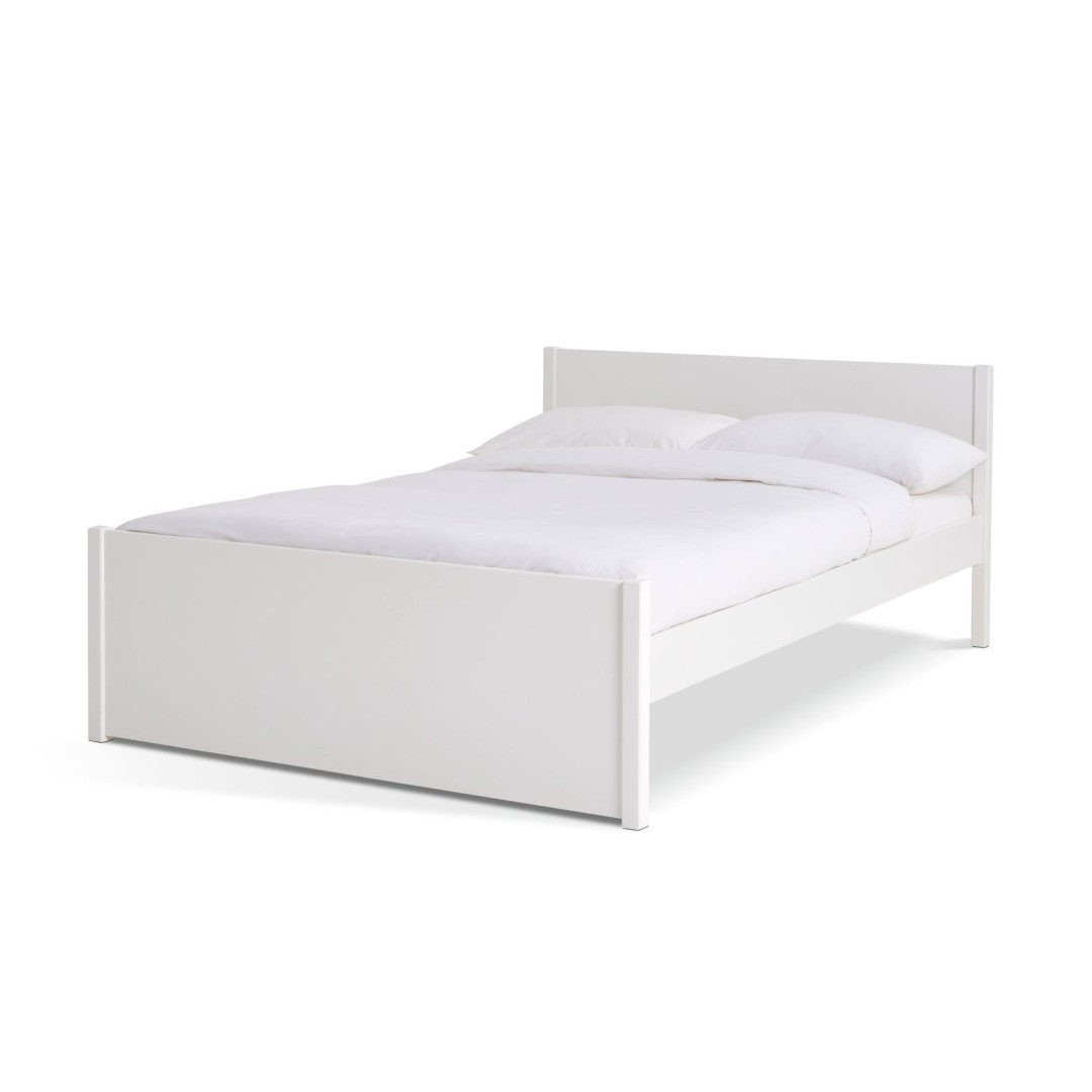 Home Jenson Kingsize Wooden Bed Frame - White | Minimalist Home Aesthetic Home Jenson Kingsize Wooden Bed Frame - White | Minimalist Home Aesthetic