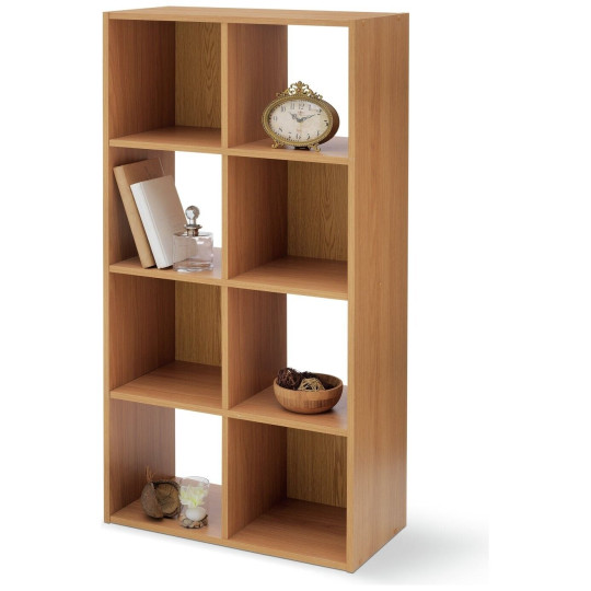 Squares 8 Cube Storage Unit - Oak Effect