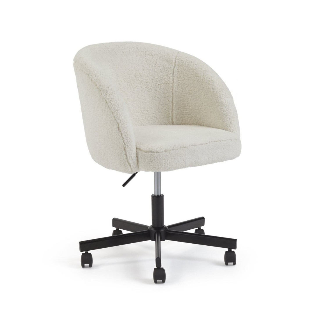 Sonny Fabric Office Chair - Black & White