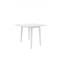 Kendal Solid Wood Drop Leaf Dining Table - White